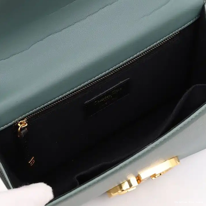 Cheap Box Dior 30 Bag Blue Montaigne Calfskin 0629 Luxury